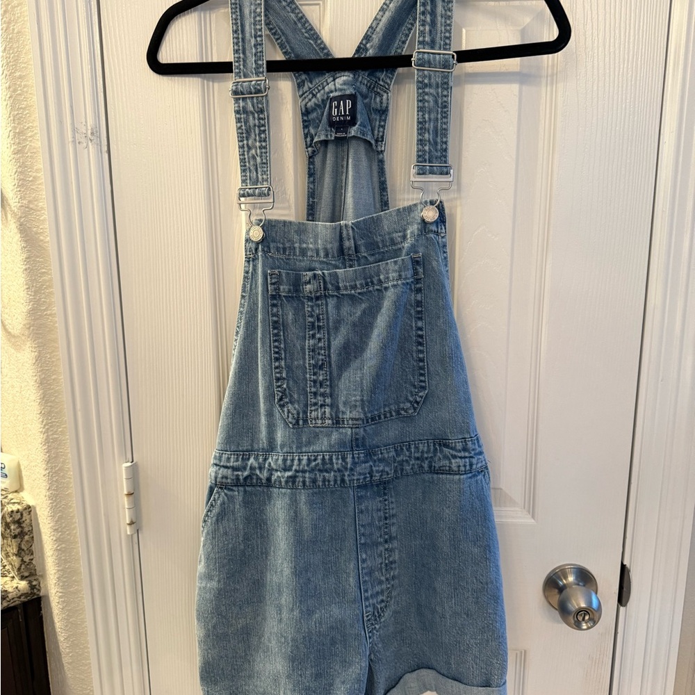 GAP Denim Shorts Overalls - Size Large